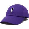 imageDALIX Astronaut Hat Galaxy Spaceman Baseball Caps for Men WomenPurple