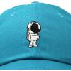 imageDALIX Astronaut Hat Galaxy Spaceman Baseball Caps for Men WomenTeal