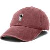 imageDALIX Astronaut Hat Galaxy Spaceman Baseball Caps for Men WomenWashed Red
