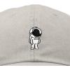 imageDALIX Astronaut Hat Galaxy Spaceman Baseball Caps for Men WomenWashed Stone White