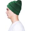 imageDALIX Embroidered Smile Face Beanie Skull CapGreen