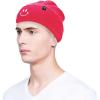 imageDALIX Embroidered Smile Face Beanie Skull CapNeon Pink