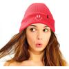 imageDALIX Embroidered Smile Face Beanie Skull CapNeon Pink