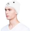 imageDALIX Embroidered Smile Face Beanie Skull CapWhite