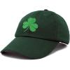 imageDALIX St Patricks Day Shamrock Hat Womens Embroidered Baseball CapDark Green