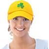 imageDALIX St Patricks Day Shamrock Hat Womens Embroidered Baseball CapGold