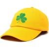 imageDALIX St Patricks Day Shamrock Hat Womens Embroidered Baseball CapGold