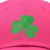 imageDALIX St Patricks Day Shamrock Hat Womens Embroidered Baseball CapHot Pink