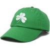 imageDALIX St Patricks Day Shamrock Hat Womens Embroidered Baseball CapKelly Green