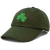 imageDALIX St Patricks Day Shamrock Hat Womens Embroidered Baseball CapOlive