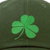 imageDALIX St Patricks Day Shamrock Hat Womens Embroidered Baseball CapOlive