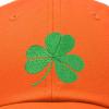 imageDALIX St Patricks Day Shamrock Hat Womens Embroidered Baseball CapOrange