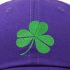 imageDALIX St Patricks Day Shamrock Hat Womens Embroidered Baseball CapPurple
