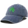 imageDALIX St Patricks Day Shamrock Hat Womens Embroidered Baseball CapWashed Navy Blue