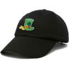 imageSt Patricks Leprechaun Hat Womens Embroidered Baseball CapBlack