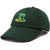 imageSt Patricks Leprechaun Hat Womens Embroidered Baseball CapDark Green