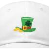 imageSt Patricks Leprechaun Hat Womens Embroidered Baseball CapWhite