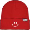 imageDALIX Embroidered Smile Face Beanie Skull CapRed