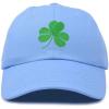 imageDALIX St Patricks Day Shamrock Hat Womens Embroidered Baseball CapLight Blue