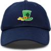 imageSt Patricks Leprechaun Hat Womens Embroidered Baseball CapNavy Blue