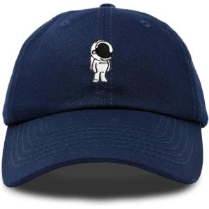imageDALIX Astronaut Hat Galaxy Spaceman Baseball Caps for Men WomenNavy Blue