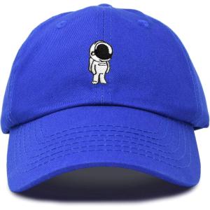 imageDALIX Astronaut Hat Galaxy Spaceman Baseball Caps for Men WomenRoyal Blue