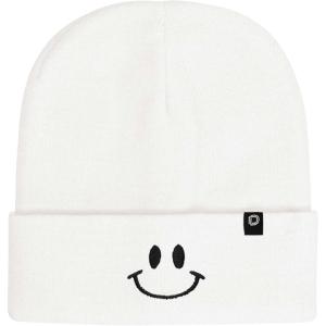 imageDALIX Embroidered Smile Face Beanie Skull CapWhite