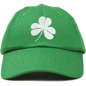 imageDALIX St Patricks Day Shamrock Hat Womens Embroidered Baseball CapKelly Green