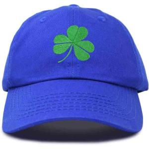 imageDALIX St Patricks Day Shamrock Hat Womens Embroidered Baseball CapRoyal Blue