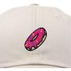 imageDALIX Donut Embroidered Mens Cotton Dad Hat Baseball CapBeige
