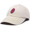 imageDALIX Donut Embroidered Mens Cotton Dad Hat Baseball CapBeige