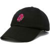 imageDALIX Donut Embroidered Mens Cotton Dad Hat Baseball CapBlack