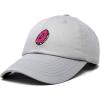 imageDALIX Donut Embroidered Mens Cotton Dad Hat Baseball CapGray