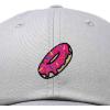 imageDALIX Donut Embroidered Mens Cotton Dad Hat Baseball CapGray