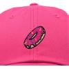 imageDALIX Donut Embroidered Mens Cotton Dad Hat Baseball CapHot Pink
