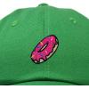 imageDALIX Donut Embroidered Mens Cotton Dad Hat Baseball CapKelly Green