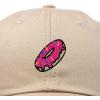 imageDALIX Donut Embroidered Mens Cotton Dad Hat Baseball CapKhaki