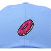 imageDALIX Donut Embroidered Mens Cotton Dad Hat Baseball CapLight Blue