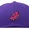 imageDALIX Donut Embroidered Mens Cotton Dad Hat Baseball CapPurple