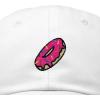 imageDALIX Donut Embroidered Mens Cotton Dad Hat Baseball CapWhite