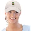 imageDALIX Embroidered Lucky Gnome St Patricks Dad Saint Pattys Cap Hat WomenBeige