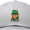 imageDALIX Embroidered Lucky Gnome St Patricks Dad Saint Pattys Cap Hat WomenGray