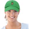 imageDALIX Embroidered Lucky Gnome St Patricks Dad Saint Pattys Cap Hat WomenKelly Green