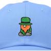 imageDALIX Embroidered Lucky Gnome St Patricks Dad Saint Pattys Cap Hat WomenLight Blue