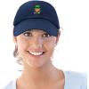 imageDALIX Embroidered Lucky Gnome St Patricks Dad Saint Pattys Cap Hat WomenNavy Blue