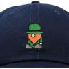 imageDALIX Embroidered Lucky Gnome St Patricks Dad Saint Pattys Cap Hat WomenNavy Blue