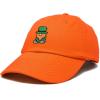 imageDALIX Embroidered Lucky Gnome St Patricks Dad Saint Pattys Cap Hat WomenOrange