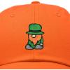 imageDALIX Embroidered Lucky Gnome St Patricks Dad Saint Pattys Cap Hat WomenOrange