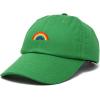 imageDALIX Rainbow Baseball Cap Womens Hats Cute Hat Soft Cotton CapsKelly Green