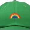 imageDALIX Rainbow Baseball Cap Womens Hats Cute Hat Soft Cotton CapsKelly Green